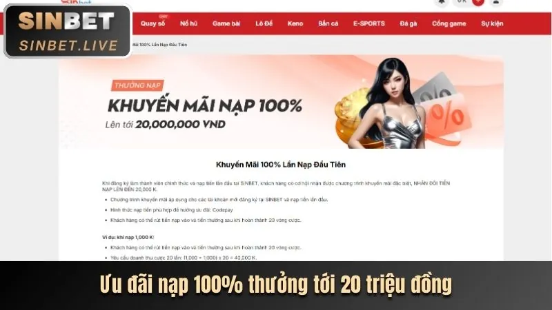 Khuyến mãi chào mừng thành viên mới vipwin